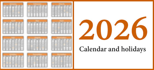 2026 Calendar & Holidays