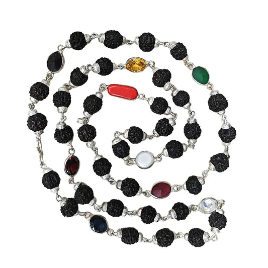 Rudraksha Navratan Mala