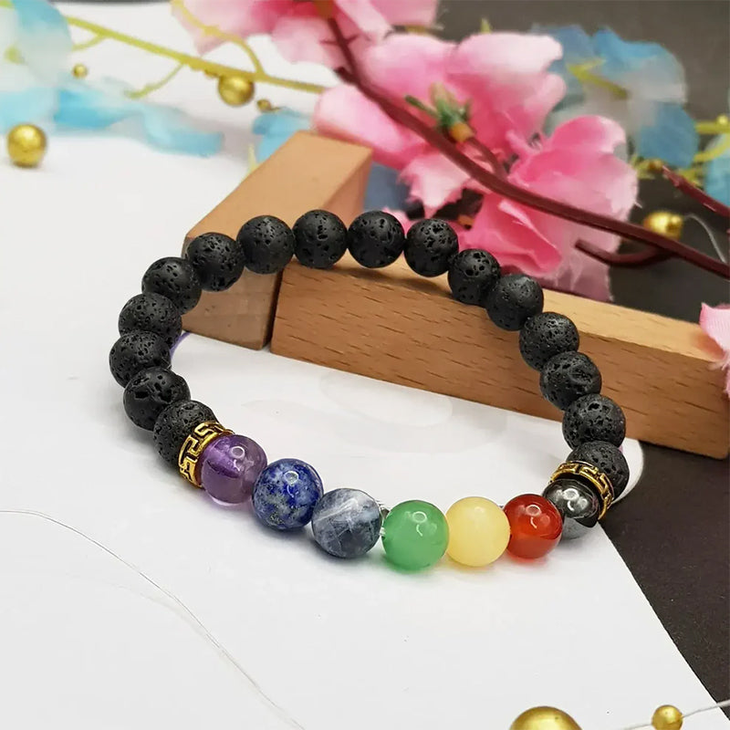 Karungali mala seven chakra bracelet  Combo