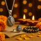 Pyrite Combo Bracelet with Ring & Pendant : Triple Power Gemstone Collection