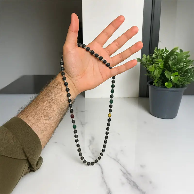 Rudraksha Navratan Mala