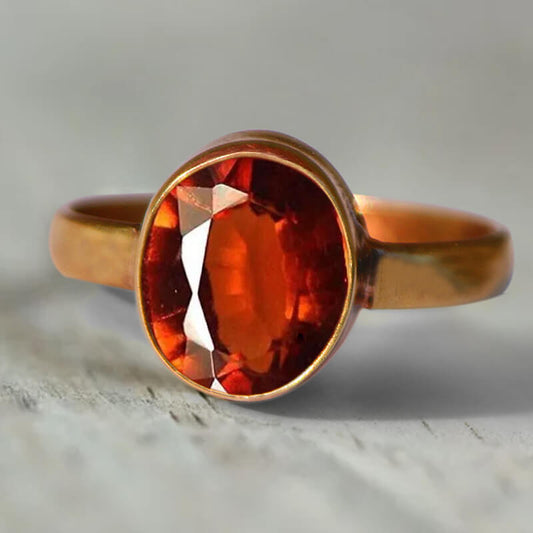 Natural Hessonite ( गोमेद )