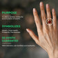 Natural Hessonite ( गोमेद )