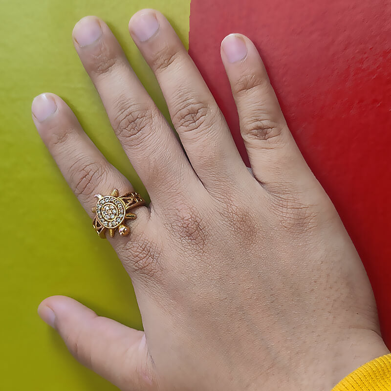 Shree Meru Ring Narasimha Lion Pendant